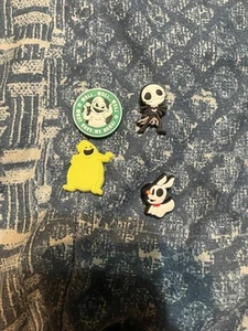 Bundle Of 4 Croc Jibbitz Nightmare Before Christmas Bundle Charms - Picture 1 of 1