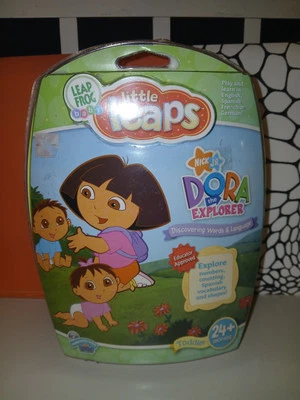 Leapfrog Little Leaps Baby Toddler 24 Months Dora Explorer Words Language - Image 1 of 2