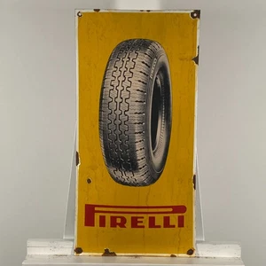 Letrero esmaltado Pirelli - 60x30 cm (23,6x11,8") - Letrero de pared de taller de servicio Big Pneu - Imagen 1 de 18