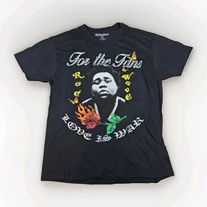 Rod Wave Men's For The Fans Love Is War Tour Graphic T-Shirt AN3 Black XL - Picture 1 of 5