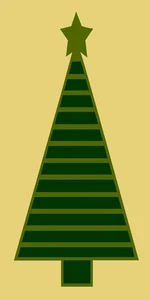 Christmas Tree REUSABLE STENCIL 9343 8"X18" - MYLAR SIGN STENCILS - Picture 1 of 4