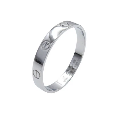 Anel Cartier Love ouro branco 18K tamanho 68 EUA 12,25 - Imagem 1 de 4