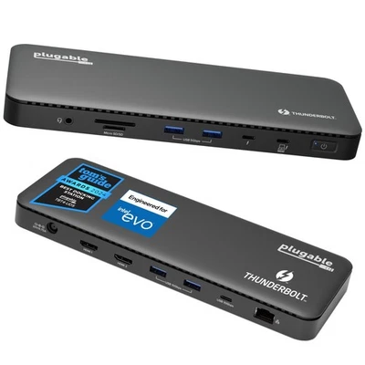 Thunderbolt 4 Dock with 100W Charging, Certified, Laptop Docking Station Dual - Image 1 of 4