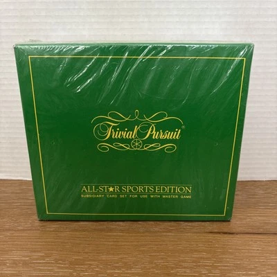 VTG Trivial Pursuit ALL STAR SPORTS Edition Subsidiary Card Set FACTORY SEALED  - Image 1 of 2