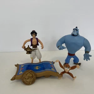 Vintage Mattel Disney Aladdin Action Figur LOT Aladdin Carpet Genie 1990er - Bild 1 von 5