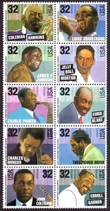 Legends of Jazz US Stamps #2983-2993 - Picture 1 of 1