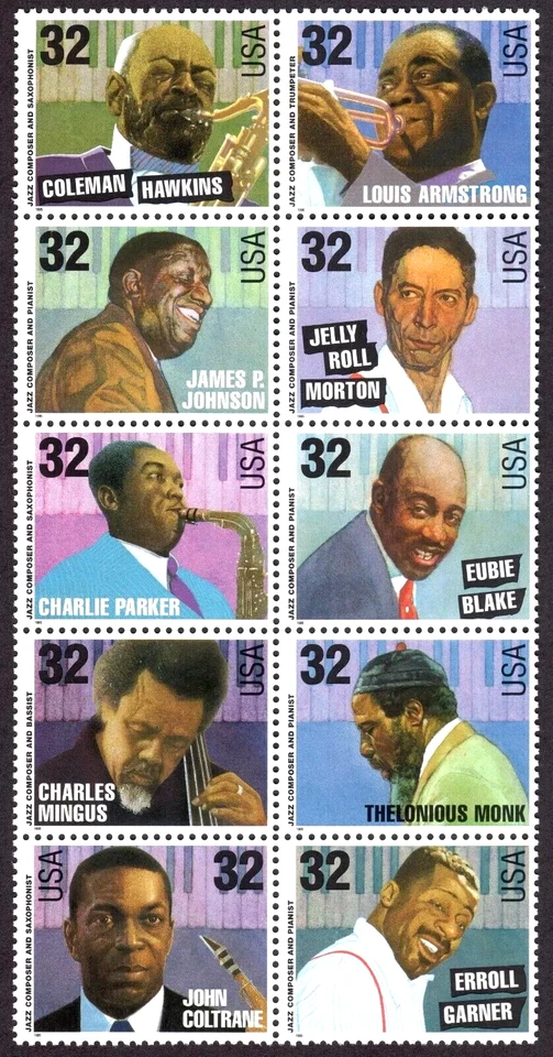 Legends of Jazz US Stamps  #2983-2993 - Image 1 of 1