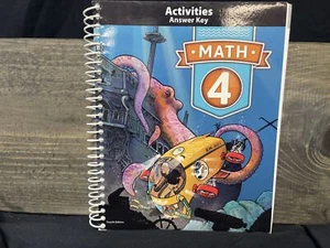 Math 4 Student Activities Answer Key fourth ed - Foto 1 di 1