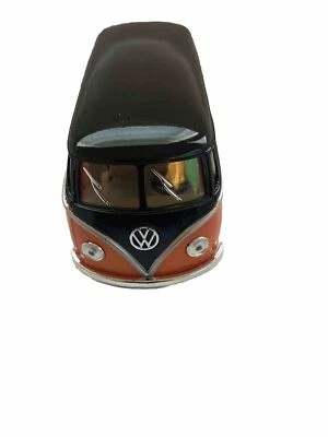 Литые под давлением оранжевые автомобильные игрушки KINGSMART 1962 Volkswagen Classic хиппи автобус масштаб 1:24 - Изображение 1 из 4