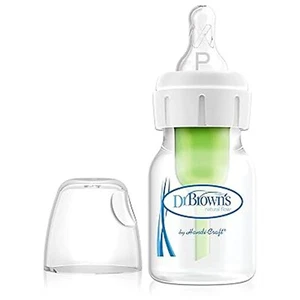 Dr Brown Natural Flow Anti-Colic Narrow Baby Bottle 60ml With Teat - SB2100 - Picture 1 of 6