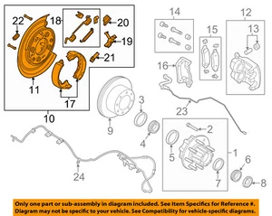 FORD OEM 11-16 F-350 Super Duty Parking-Brake Assy 8C3Z2210A - Picture 1 of 2
