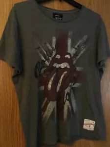 The Rolling Stones - “Live In Concert” - NYC Stadium - Gray - XL - Riff Stars - Picture 1 of 4