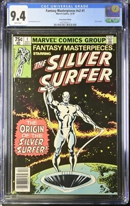 Fantasy Masterpieces #1 NEWSSTAND Variant 1979 Silver Surfer Reprint CGC 9.4 🔥 - Picture 1 of 4