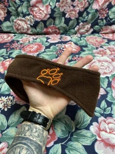 JACK WOLFSKIN Brown FLEECE WINTER BEANIE Hat Ski Cap Headband Kids Boys - Picture 1 of 11