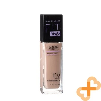 Maybelline Fit Me Liquid 115 Porzellan Make-Up SPF 18 30ml Glatt - Bild 1 von 4