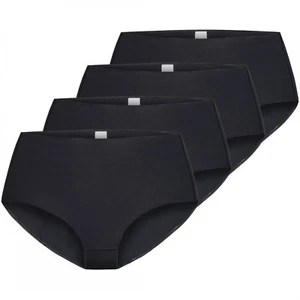 4 x Nina von C. Damen Basic Hipster Taillenslip Boxer Slip Sport Wäsche Farbwahl - Picture 1 of 5