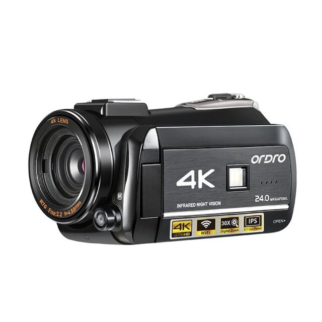  lovpo Cámara de video 4K, videocámara 48MP Ultra HD