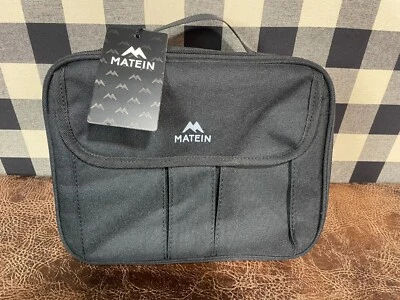 Organizador eletrônico portátil estojo de viagem bolsa de armazenamento - impermeável - preta - nova - Imagem 1 de 4