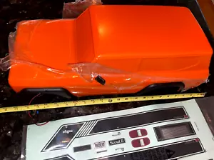 Redcat International Scout Body Orange Aluminum Grille LED's Clod Buster LMT TXT - Picture 1 of 12