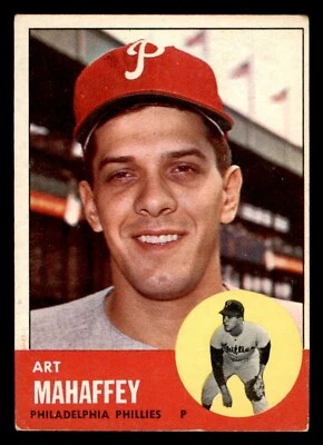 1963 Topps Baseball #385 Art Mahaffey VG/EX - Image 1 of 2
