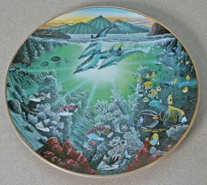 Piatto da collezione Underwater Paradise 1991 Robert Lyn Nelson - Danbury come nuovo - Foto 1 di 7