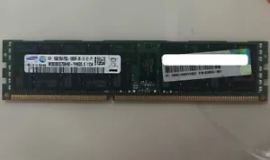 SAMSUNG 16GB DDR3 1333MHz Server RAM 2Rx4 PC3L-10600R M393B2G70AH0-YH9 LRDIMM - Picture 1 of 1