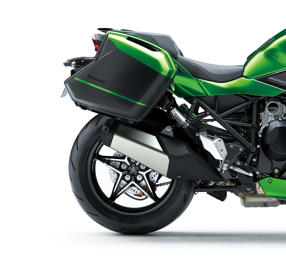 Juego de maletas laterales Kawasaki Versys 1000 60R modelo verde esmeralda 2019 Foto 1 de 1