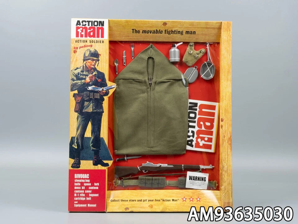 Комплект спального мешка Hasbro 40th Palitoy 12 дюймов Action Man Nostalgic Bivouac AM93635030 - Изображение 1 из 1