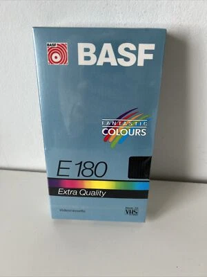 BASF VHS Tape Brand New Sealed E180 Extra Quality blank video tape video player  - Image 1 of 3