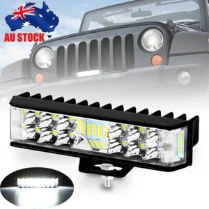 1X 6 inch LED Work Lights Bar Spot Flood Combo Reverse Driving Fog OffRoad 4WD - Picture 1 of 13