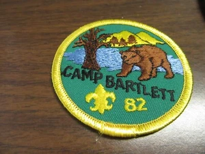 Parche Camp Bartlett 1982 CP - Imagen 1 de 1