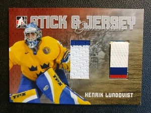 2006-07 ITG Heroes and Prospects Sticks and Jerseys SJ14 Henrik Lundqvist (3CLR) - Bild 1 von 2