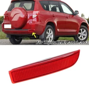 Luz reflectora parachoques trasero derecho Toyota RAV4 2006 2007 2008 2009 2010-2012 - Imagen 1 de 8