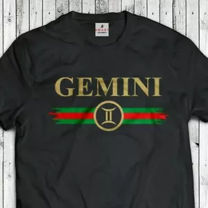 CAMISETA DE DISEÑADOR DEL HORÓSCOPO DEL ZODIACO GEMINI - Imagen 1 de 7