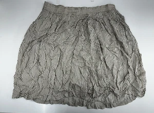Maggie Lawrence Collection Womens Skirt Size 18-20 Tan White Stripe - Picture 1 of 9