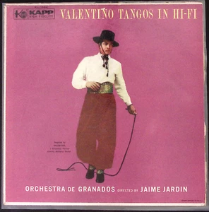 JAIME JARDON VALENTINO TANGOS IN HI-FI ORCHESTRA DE GRANADOS VINYL LP 177-69 - Picture 1 of 4