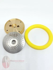 Gaggia Shower Brass Holder & IMS Precision Screen and Silicone gasket Mod Kit  - Picture 1 of 5
