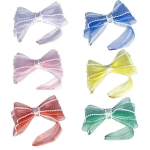 Sweet Children's Bowknot Hairband Non-slip Hair Hoop Hair Accessories Party - Picture 1 of 7