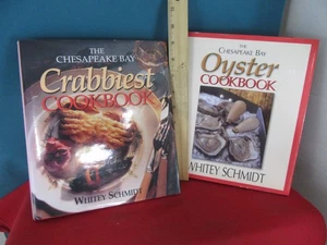 785.  Lot of 2 - The Chesapeake Bay Oyster Cookbook & Crabbiest Cookbook Schmidt - Bild 1 von 13