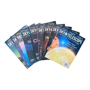 9 issues of Sky And Telescope Magazine Jan - Dec 2022 - Foto 1 di 10
