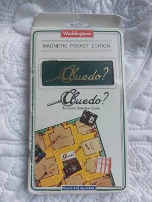 Vintage 1989 Waddingtons Cluedo Magnetic Pocket Edition Game  - Image 1 of 4