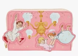 Disney Loungefly Peter Pan You Can Fly Tinker Bell 70th Anniversary Wallet New - Picture 1 of 2