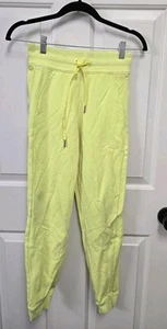 Yellow Lululemon Sweat Pants Size 2 - Picture 1 of 6