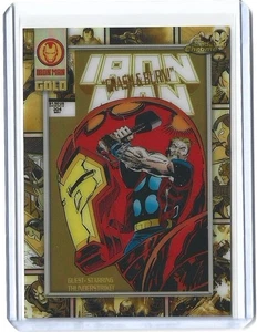 2025 Topps Chrome Marvel Iron Man Gold #IM-6 - Picture 1 of 2