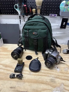 Canon EOS Digital Rebel DS6041 6.3MP DSLR Camera Lenses, Extras, Bundle, Tested - Picture 1 of 8
