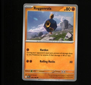 Roggenrola Common SV: White Flare 046/086 LP - Picture 1 of 2