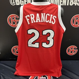 Steve Francis Signed Red Maryland Terrapins Jersey Autographed Steiner CX COA - Picture 1 of 4