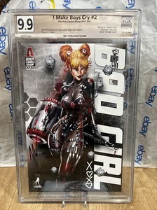 I Make Boys Cry #2 Harley Bad Girl Signed Jamie Tyndall Pgx 9.9 Not Cgc 9.8 - Picture 1 of 4
