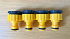 4 X Universal Garden Watering Water Hose Pipe 1/2" & 3/4" Tap Connector