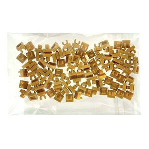 LEGO X100 PLACA 1X1 CON SOPORTE DERECHO COLOR DORADO CÁLIDO 6262138 44842 - Imagen 1 de 1